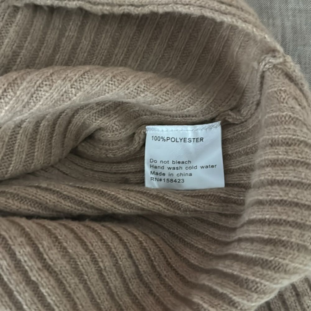 Cream Fashion Nova Long Sweater - L - Picture 5 of 6